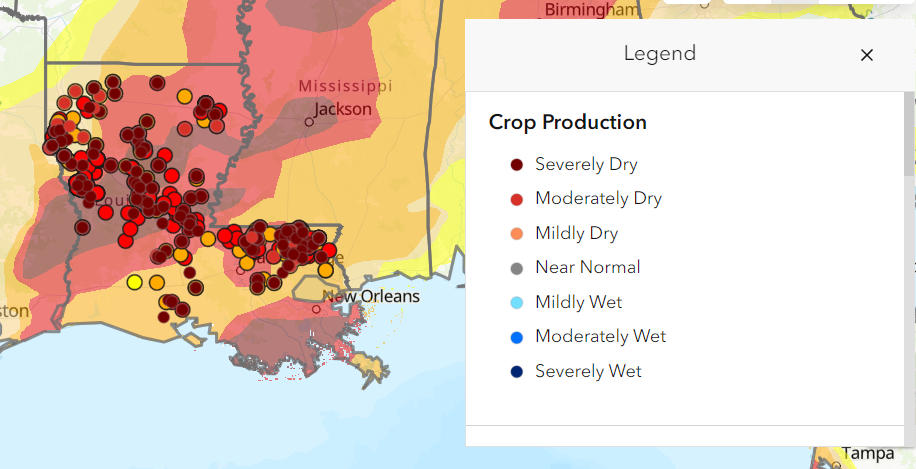 Louisiana drought