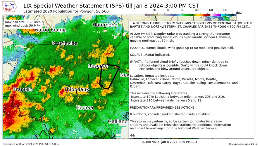 Special weather statement